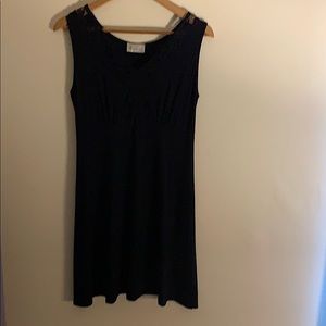 Najerika Loungewear-Bamboo Fabric -Lace Trim-NAVY